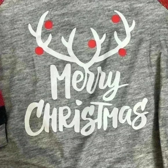 Matching Christmas Jammies | 3-6 Month Christmas Jammies | Twin Bundle! - Picture 3 of 6